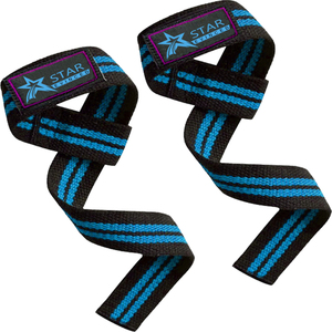 Customized Cotton Wrist Straps Gym Fitness Padded Support Weightlifting Hand Lifting Straps Strength <b>Training</b> Exercise <b>Equipment</b> - Product Image 3