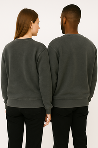 Sudadera lavada con ácido de gran tamaño personalizada con hombros caídos, forro polar de algodón 100% | Jersey Vintage para hombres y mujeres | Proveedor OEM - Product Image 3