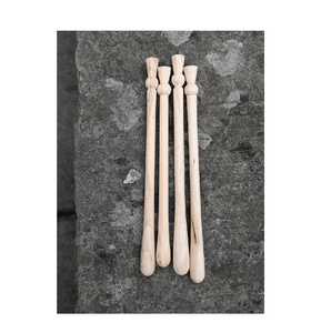 Wood Spurtle Soup Spoon <b>Wooden</b> Cooking <b>Kitchen</b> <b>Utensils</b> 4 round shape and customized size - Product Image 1