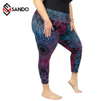 Leggings Deportivos Personalizados al por Mayor de Alta Calidad para Mujer, Talla Grande, Ropa de Yoga de Secado Rápido y Transpirable, Talla Extra Grande, Los Mejores Leggings