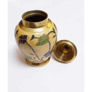 Urnas de cremación de latón medio para restos de cenizas humanas-Latón-Adecuado para entierro o nicho de cementerio funerario - Product Image 2