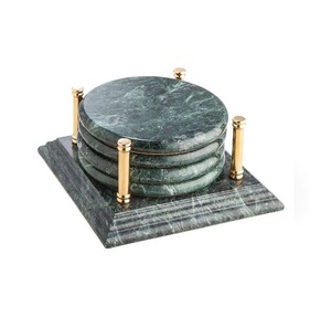 Hot Selling Product Round Shape Decorative <b>Marble</b> <b>Coaster</b> Set Modern Style Tea Cup <b>Coaster</b> <b>Marble</b> Design Tea <b>Coaster</b> - Product Image 1