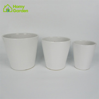 Durable en utilisant des pots de fleurs en céramique pour l'intérieur, pot de fleurs émaillés en céramique du vietnam, pot pour plantes en céramique de grande taille