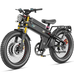 Bicicleta Eléctrica de Alta Gama con Motor Dual de 6000W, Llantas Gruesas de 26 Pulgadas, Batería de 80Ah, 235 Millas de Autonomía, Modelo A9 Pro Max para Adultos - Product Image 1