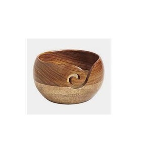 Cuenco de hilo de madera más vendido, cuencos de hilo de madera hechos a mano de diferentes tamaños, almacenamiento de costura al mejor precio - Product Image 1