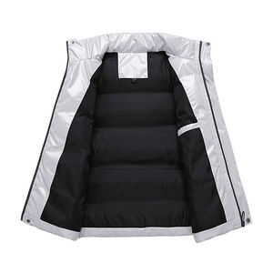 Chaleco Acolchado para Hombre, Chaqueta sin Mangas, con Cierre, para Invierno, Resistente al Agua, Tallas M a 3XL, OEM - Product Image 4