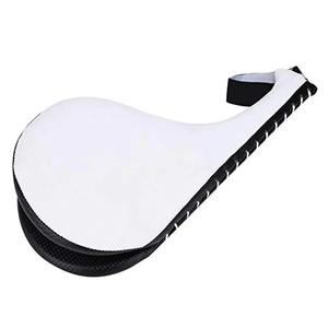 Blanc/Noir-Couleur Premium Qualité Logo Personnalisé Pu Cuir Punch Paddles Coaching Main Cible Boxe Formation Punch Paddles - Product Image 6