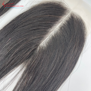 Perruque Lace closure 2x4 2x6, cheveux lisses, soyeux et brillants, 100% cheveux humains du Vietnam, fournisseur de cheveux vierges - Product Image 5