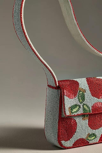 Bolso de tela hecho a mano con bordado de cuentas de semillas con diseño único hecho a mano por MD HANDICRAFTS - Product Image 5