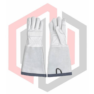 Gants de sécurité pour le jardinage, manchons pour femmes/hommes - Cuir de vachette anti-épines, protection longue du bras pour l'élagage des roses/les mûres, anti-coupure - Product Image 1
