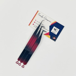 แหนบต่อขนตาปลายเรียบ 10 มม. ด้ามจับรูปหัวใจ สีชมพู ทำจากสแตนเลส ทนทาน รับผลิตแบรนด์ส่วนตัว พร้อมสกรีนโลโก้โดยบริษัท โซโมฟี่ เอ็นเตอร์ไพรส์ - Product Image 6