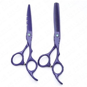 Premium Purple Hair Cutting Scissors <b>Set</b> Stainless Steel <b>Barber</b> Shears with Customized Branding Options - Product Image 2