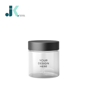 Pot PET de 400ml au meilleur prix du fabricant du Vietnam avec couvercle CR noir transparent Jars-M0742 en plastique de bonne qualité - Product Image 2