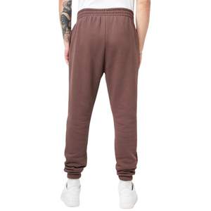 Pantalon de survêtement collectif marron ardoise pour hommes coupe décontractée 80% coton Texture brossée doux pantalon de confort décontracté lourd - Product Image 2