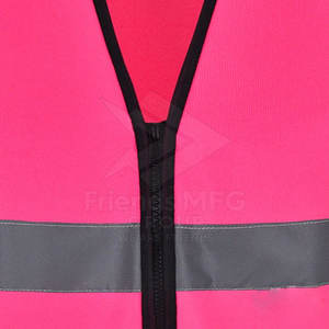 Gilet de sécurité haute visibilité de qualité supérieure, classe 1 ANSI, avec logo personnalisé, matière respirante, bandes réfléchissantes, gilet de sécurité durable - Product Image 4