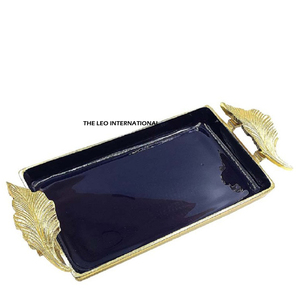 ถาดเสิร์ฟอลูมิเนียมดูคลาสสิกสำหรับการตกแต่งแนววินเทจที่สร้างสรรค์ด้วยวัสดุที่ทนทานต่อการเกิดสนิมทำจากงานฝีมือ - Product Image 2