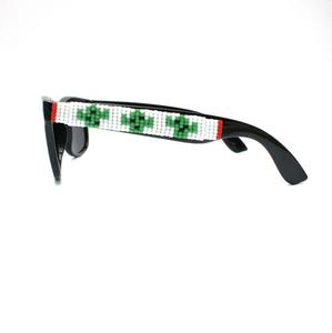 Lunettes de soleil de créateur de luxe avec broderie à la main Lunettes écologiques avec perles de rocaille entièrement personnalisées - Product Image 2