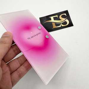 Support à cils en acrylique My Aura Pretty, personnalisable avec logo imprimé, organisateur d'extensions de cils, Aura rose, service OEM - Product Image 5