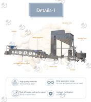 Ligne de production entièrement automatique à haute efficacité en acier inoxydable de qualité alimentaire pour la transformation des noix, du beurre, des arachides, des amandes et des noisettes