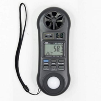 Anémomètre, hygromètre et thermomètre Lutron LM-8000A avec résolution de 0,1 m/s, unité M/S