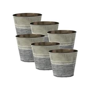 Jardinière galvanisée légère pour un placement facile dans le jardin extérieur et l'aménagement paysager domestique avec une construction métallique durable - Product Image 5