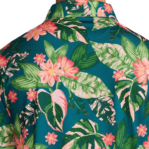 Venta de equipo de calidad de moda con estampado tropical elegante personalizado, camisas transpirables, Polo de golf de calidad - Product Image 5