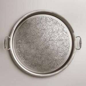 Plateau de service en acier inoxydable avec finition artisanale de qualité supérieure pour les élégants repas à domicile et les présentoirs de cuisine - Product Image 5