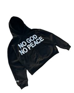 Sweat à capuche personnalisé pour homme, streetwear surdimensionné, coupe ample, sweat à capuche en polaire, hip hop, fermeture éclair intégrale, veste avec logo P - Product Image 1