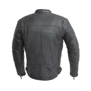 New Arrival Vintage Brown 100% Cowhide Slim Fashion <b>Biker</b> <b>Jacket</b> Men Genuine Leather Light XL <b>Size</b> Custom Racing Design Winter - Product Image 3
