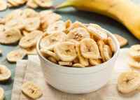 Biologische zoete bulk vacuümverpakte gedroogde bananenplakjes - 100% pure AD gedroogde bananenfruit USDA gecertificeerd