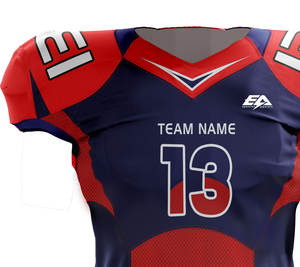 Custom American <b>Football</b> Jersey Polyester Spandex Training Top with Number Colorful Sport Shirts Pack of Pcs Minimum Order - Product Image 3