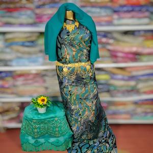 Simply Stunning Luxury Woven Slub Jacquard Velvet Maqbal Dirac <b>Fabric</b> Vibrant Purple Abstract Pattern Girls' Wedding Dress - Product Image 1