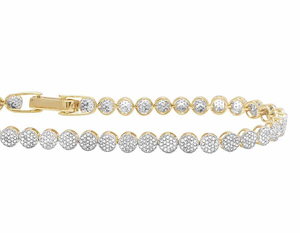 Luxury Round Cut Moissanite Diamond Iced Out S925 Silver Custom Classic <b>Bracelet</b> for <b>Men</b> & Women Gift - Product Image 2