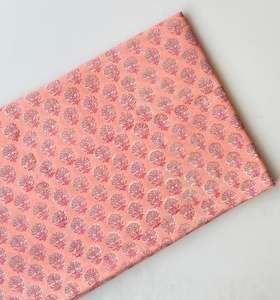 ผ้าฝ้ายบล็อกมือพิมพ์ลายผ้าฝ้าย100% มรดก Jaipur แบบดั้งเดิมเป็นมิตรต่อสิ่งแวดล้อมระบายอากาศได้ - Product Image 3