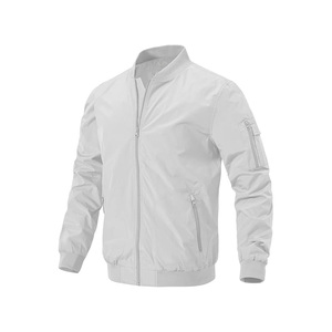 Blouson bombardier en vrac de haute qualité veste super unisexe en satin de soie vestes universitaires de baseball personnalisées - Product Image 1