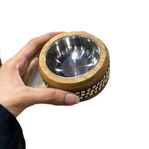 Handcrafted Wooden <b>Incense</b> <b>Burner</b> Traditional Bakhoor <b>Burner</b> Box for Oud, <b>Cone</b>, and Charcoal with Elegant Carved Design - Product Image 2