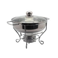 Chauffe-plats Fait à la main Buffet Serveur avec support de brûleur Traiteur pour fêtes de mariage