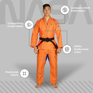 Personalizable Premium Brazilian Jiu Jitsu Gi Ligero BJJ Kimono para Entrenamiento y Competencia Frente Logo Traje de Artes Marciales - Product Image 5