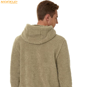 Produit le plus vendu Vêtements d'hiver en vrac Vêtements OEM unis Sweats à capuche en polaire Sherpa uni de haute qualité - Product Image 4