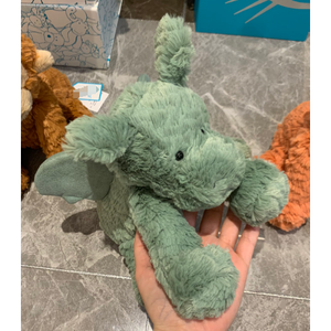 Lindo Peluche de Dragón Verde Ondulado, Súper Suave, con Relleno de Algodón PP, Regalo de Cumpleaños Perfecto para Niños, Unisex, Todas las Edades - Product Image 4