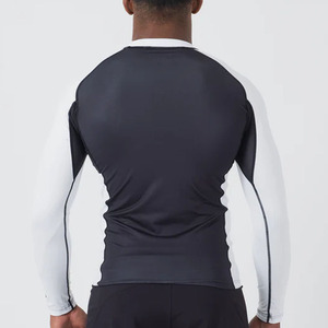 Wholesale Breathable Quick Dry <b>Men</b> Rash Guard In Custom Logo Training Rash Guard Grappling <b>Swimming</b> Customized <b>Men</b> Rash guard - Product Image 4