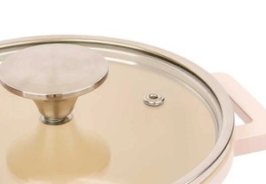 Marque privée OEM Edelstadt Marmite à ragoût et riz 24cm haute qualité ton pastel 3 couleurs caractéristique antiadhésive fabriquée en Corée - Product Image 4