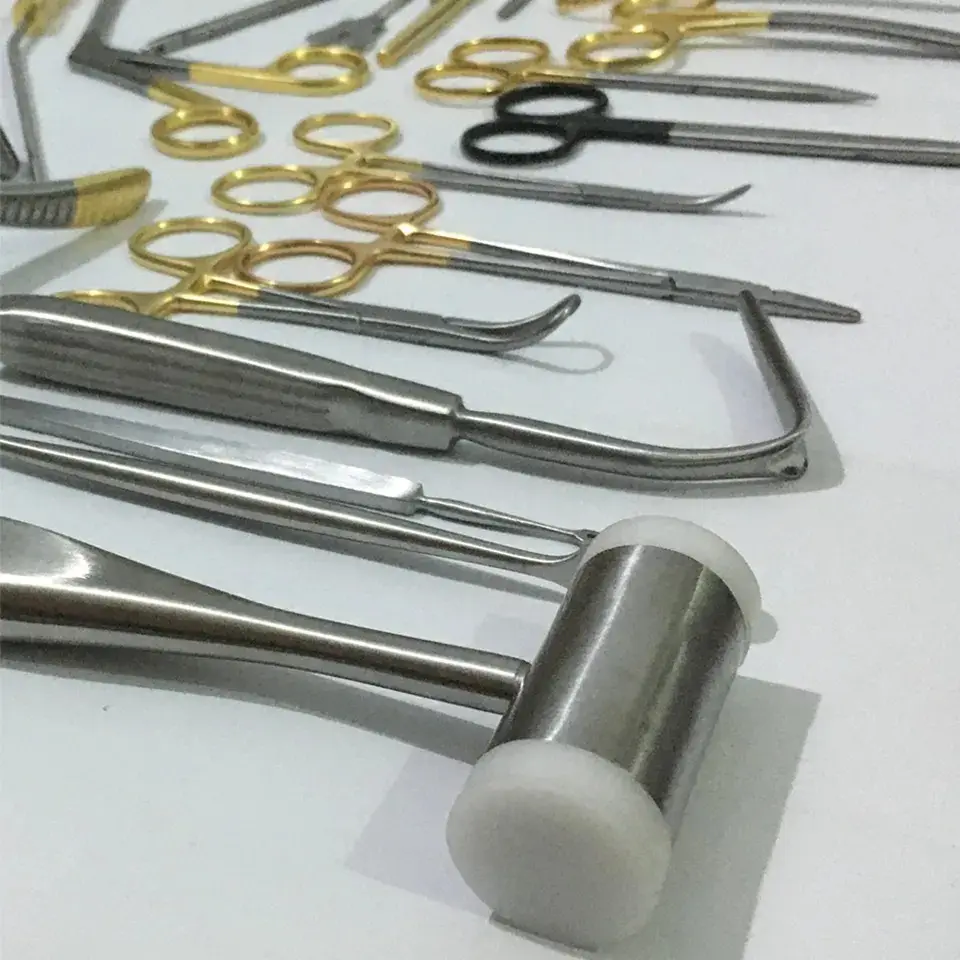 Набор хирургических инструментов для ринопластики, набор инструментов для пластической хирургии, набор инструментов 50 шт., ручной инструмент из немецкой стали