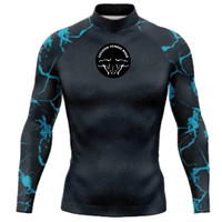 Nueva Camiseta de Manga Larga Transpirable para Hombre, Camiseta de Surf, Protección Solar, Sudadera de Surf, Protección UV, Traje de Baño UPF de Secado Rápido