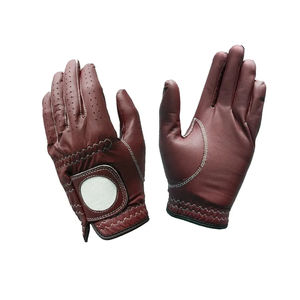 Gants de golf en cuir Cabretta de qualité supérieure les plus vendus à gauche Logo personnalisé Gants de golf de qualité élégante - Product Image 1