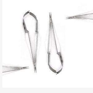 กรรไกร yasargil ขนาดเล็กที่มีใบมีดมุมและปลายโค้งกรรไกรสแตนเลสกรรไกรทางคลินิก - Product Image 6