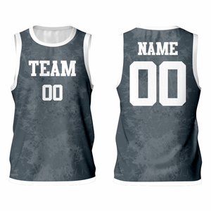 Conjunto de Uniforme de Baloncesto Sublimado Personalizado con Bordado, Talla Grande, Sin Mangas, Ajuste Atlético, 100% Poliéster, MOQ Bajo - Product Image 5