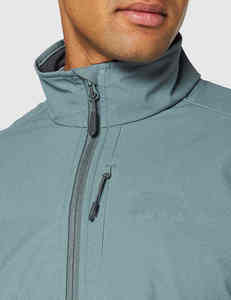 2024 chaqueta de esquí Varsity de concha suave de calle para hombre, cremallera completa, a prueba de viento, transpirable, diseño de Letterman de moda, Patchwork - Product Image 2