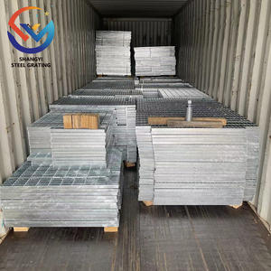 Grille en acier galvanisé à dents personnalisée, robuste, pour sol industriel/grille en acier robuste/couverture de drainage de <span class=keywords><strong>gouttière</strong></span> - Product Image 3