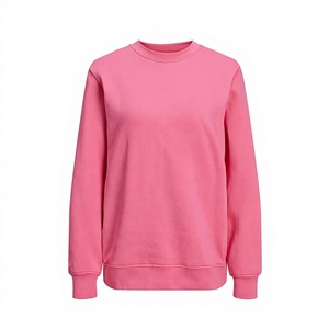 Camisetas de algodón de cuello redondo para mujer, camisas de sudor de alta calidad hechas a medida con logotipos privadas e impresión al por mayor - Product Image 1